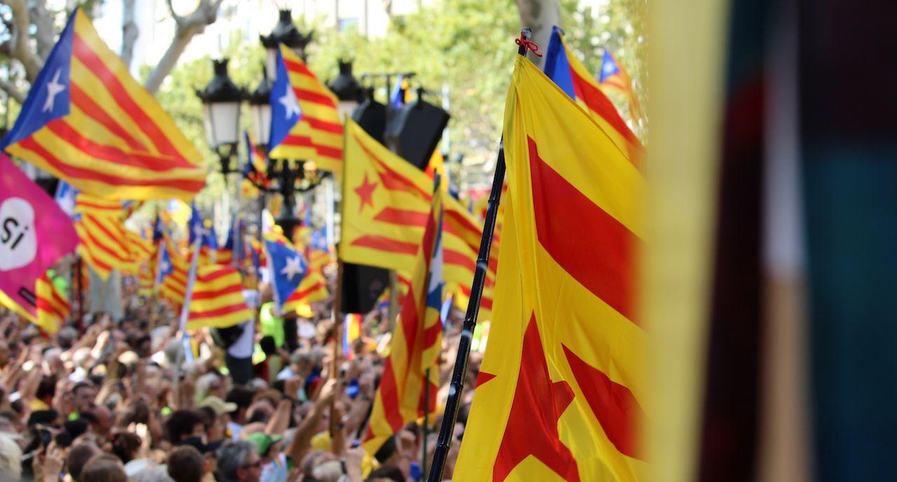 Nationalfeiertag Kataloniens in Barcelona