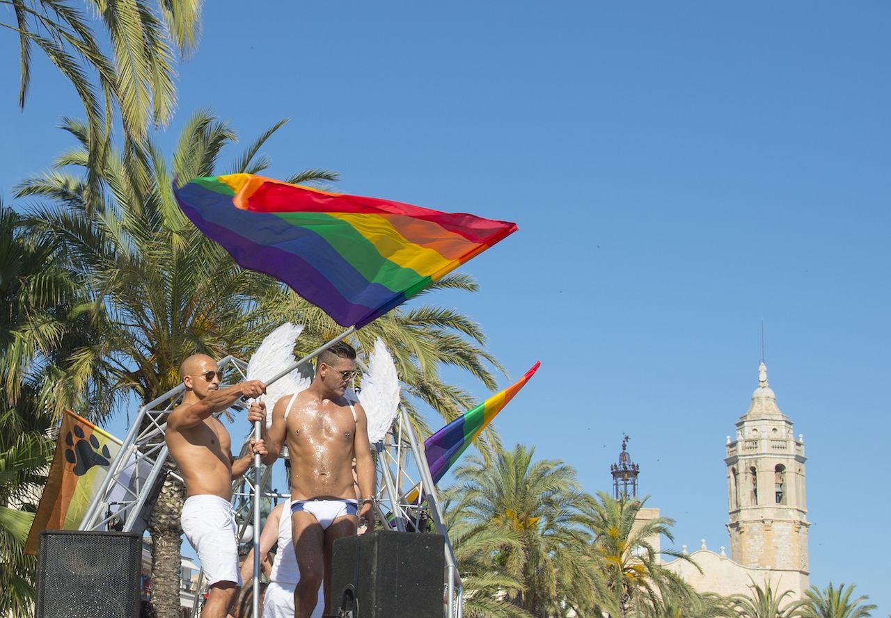 Christopher Street Day in Sitges, Spanien