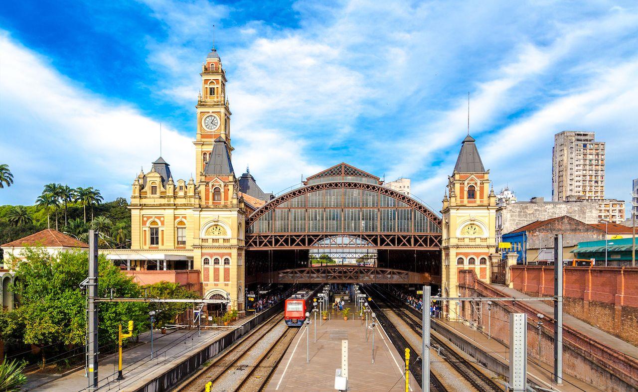 Stazione Luz a San Paolo, Brasile