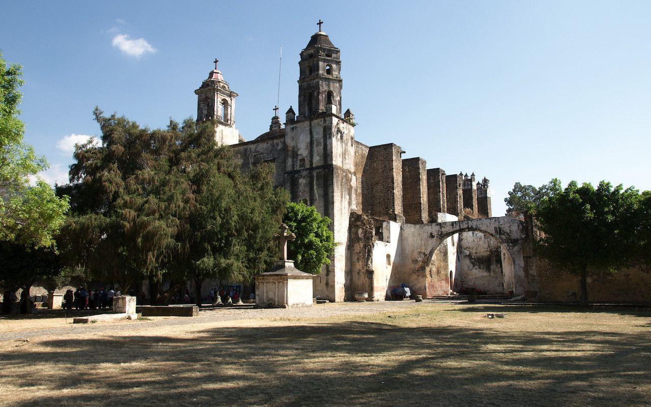 Convento storico a Tepoztlán, Morelos, Messico