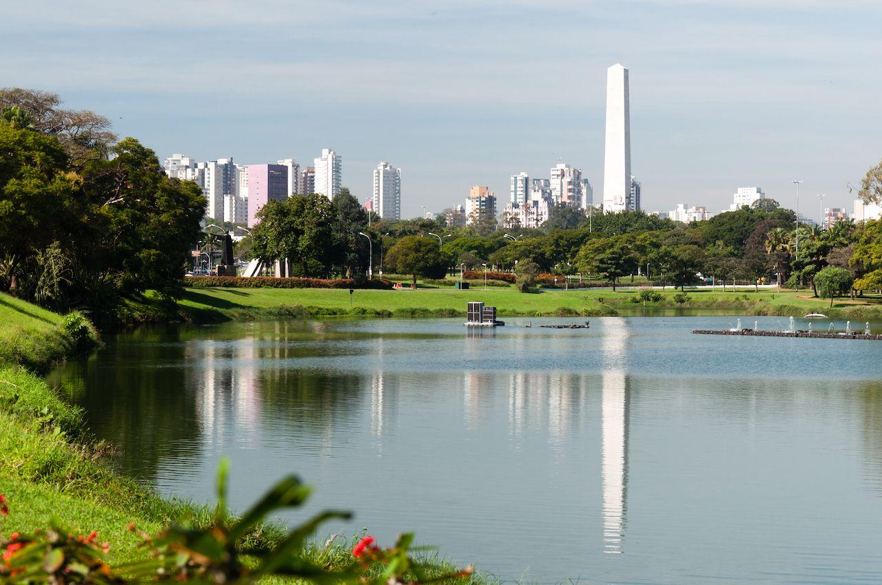 L'obelisco di San Paolo nel Parco Ibirapuera, Brasile