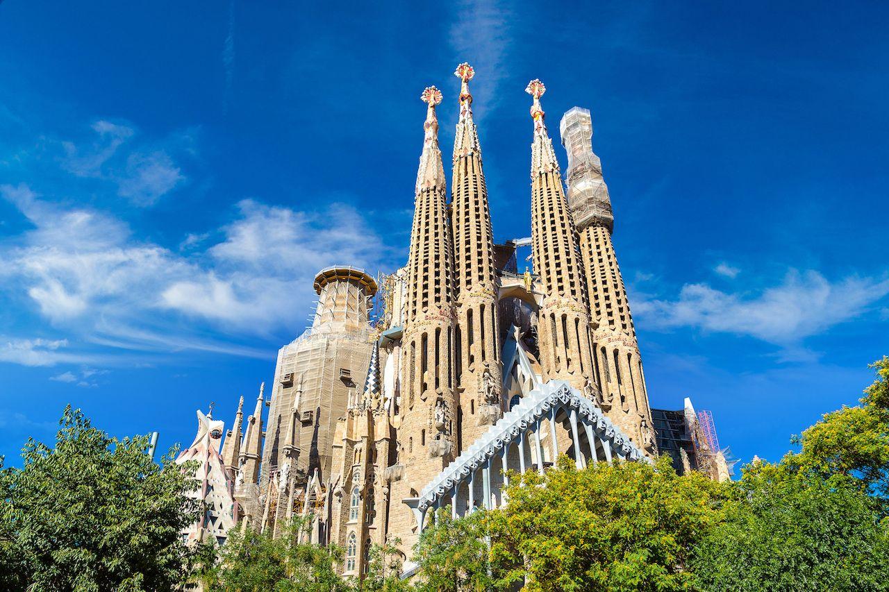 Sagrada Familia di Antoni Gaudi a Barcellona