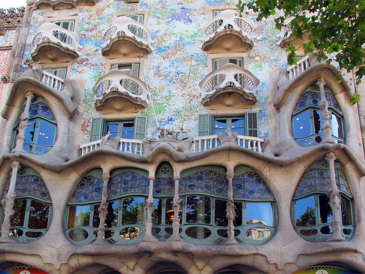 Casa Batlló a Barcellona, Spagna