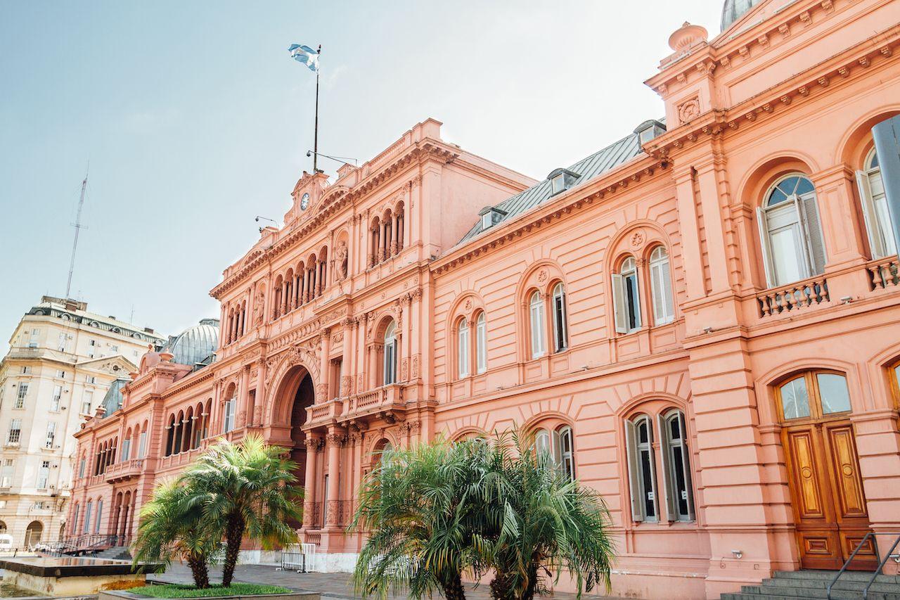 Casa Rosada Präsidialbüros in Buenos Aires, Argentinien