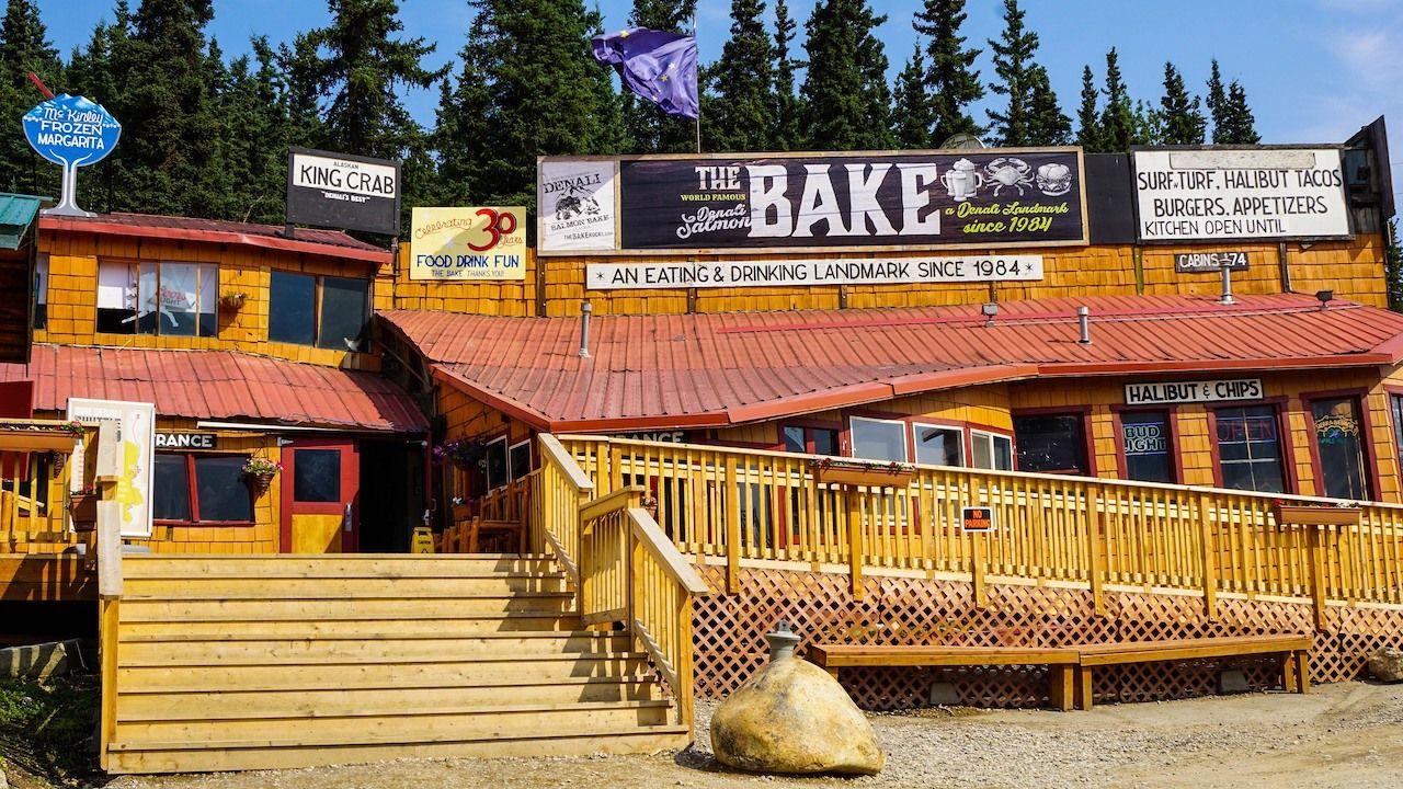 Negozio del Denali Park Salmon Bake