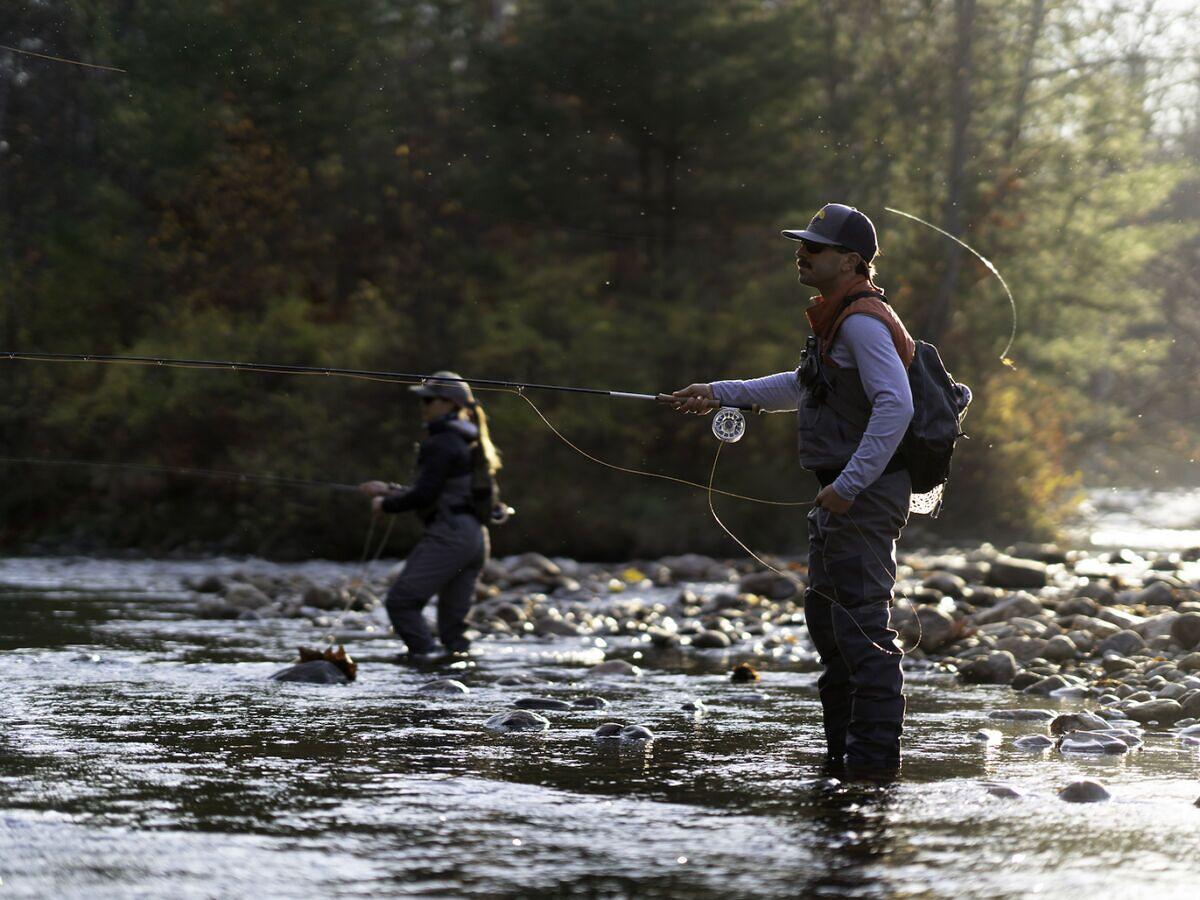 Pesca a mosca nel Vermont