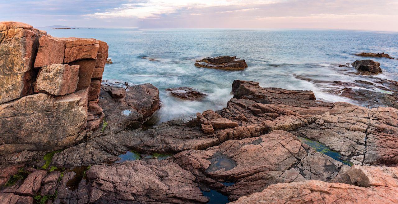 Thunder Hole im Acadia Nationalpark Maine
