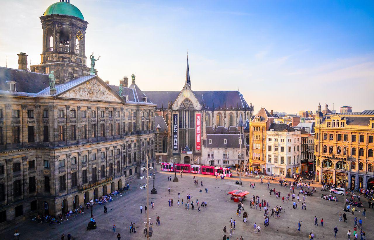 Piazza Dam ad Amsterdam