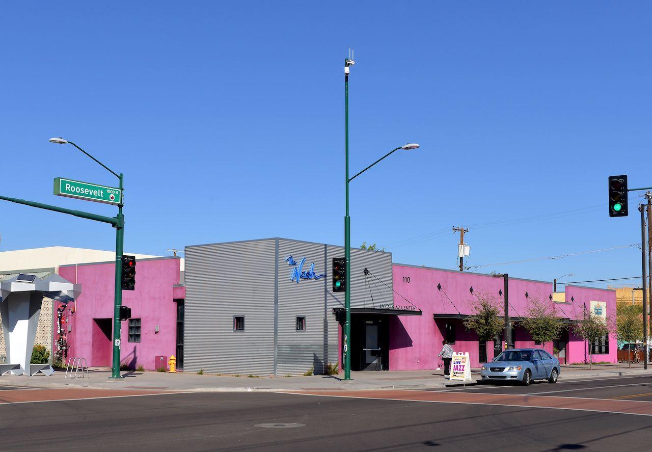The Nash, ein Live-Jazz-Club im Roosevelt Row Kunstbezirk in Phoenix