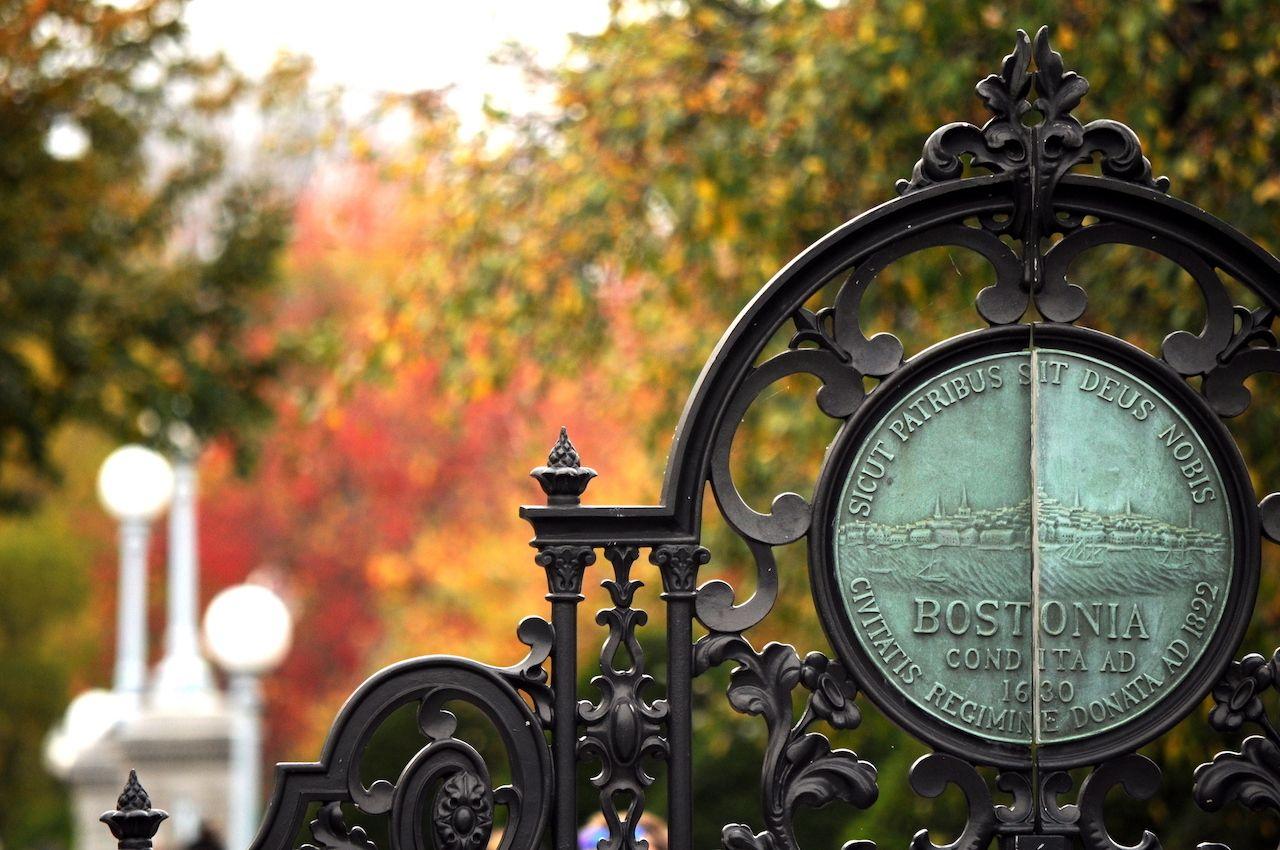 Tor zum Boston Public Garden