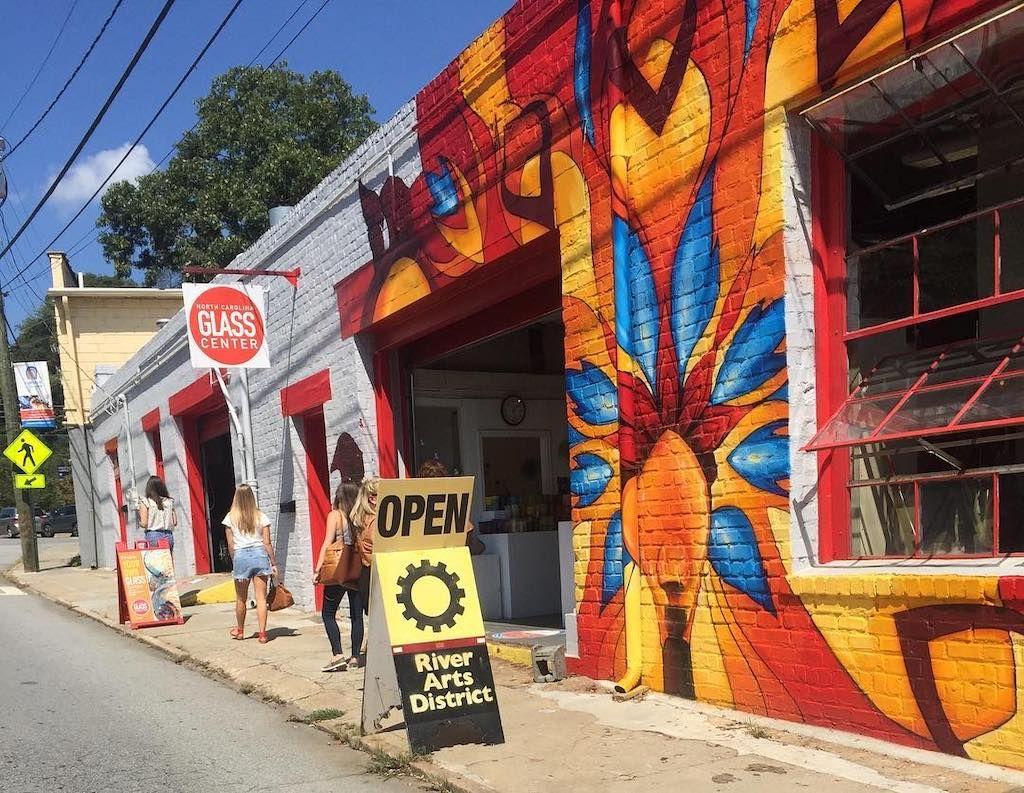 River Arts District in Asheville, North Carolina