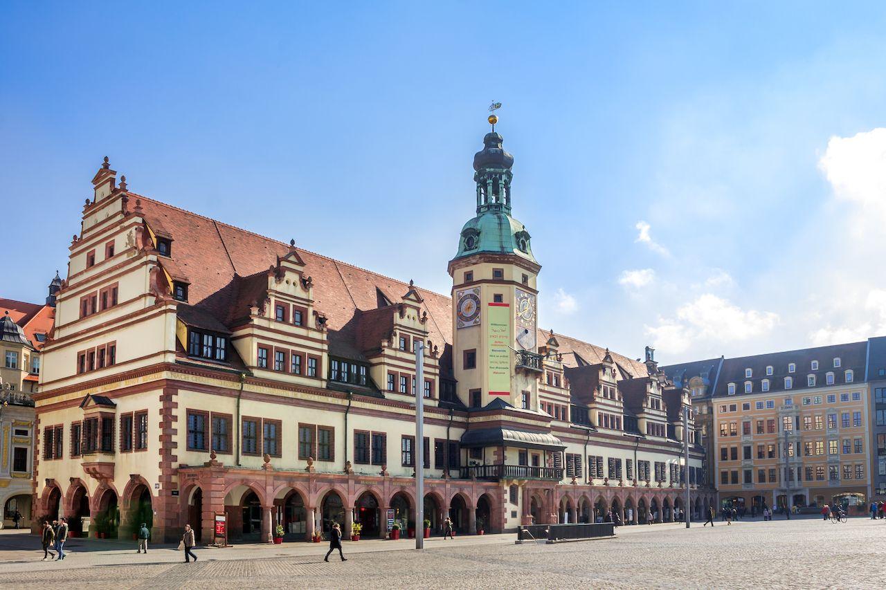 Leipzig, Vecchio, Municipio, Mercato