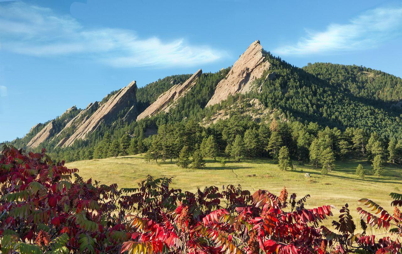 Flatirons in Colorado