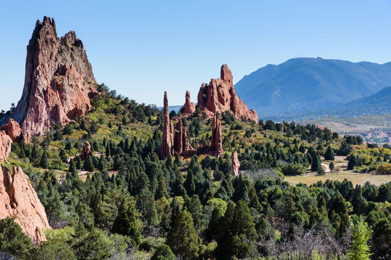 Garden of the Gods in Colorado Springs, Colorado