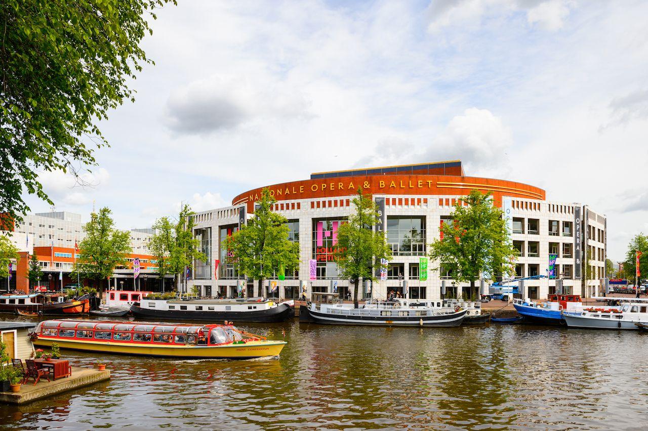 National opera and ballet theater of Amsterdam, Netherlands