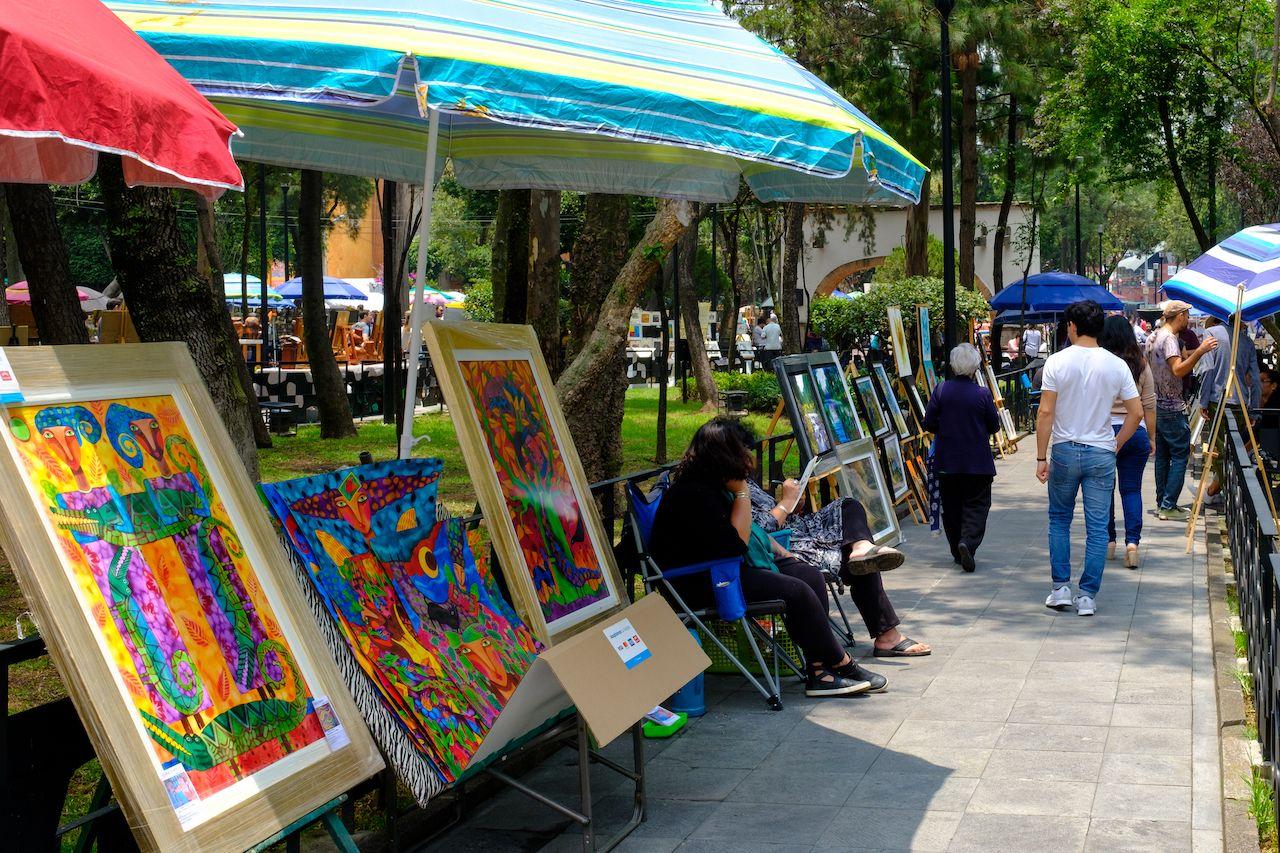 Bazaar del Sabato a San Angel, Città del Messico