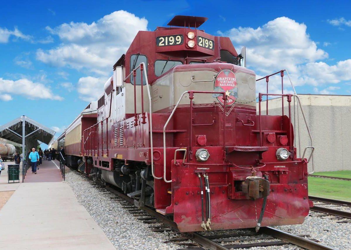 Treno del vino di Grapevine Texas