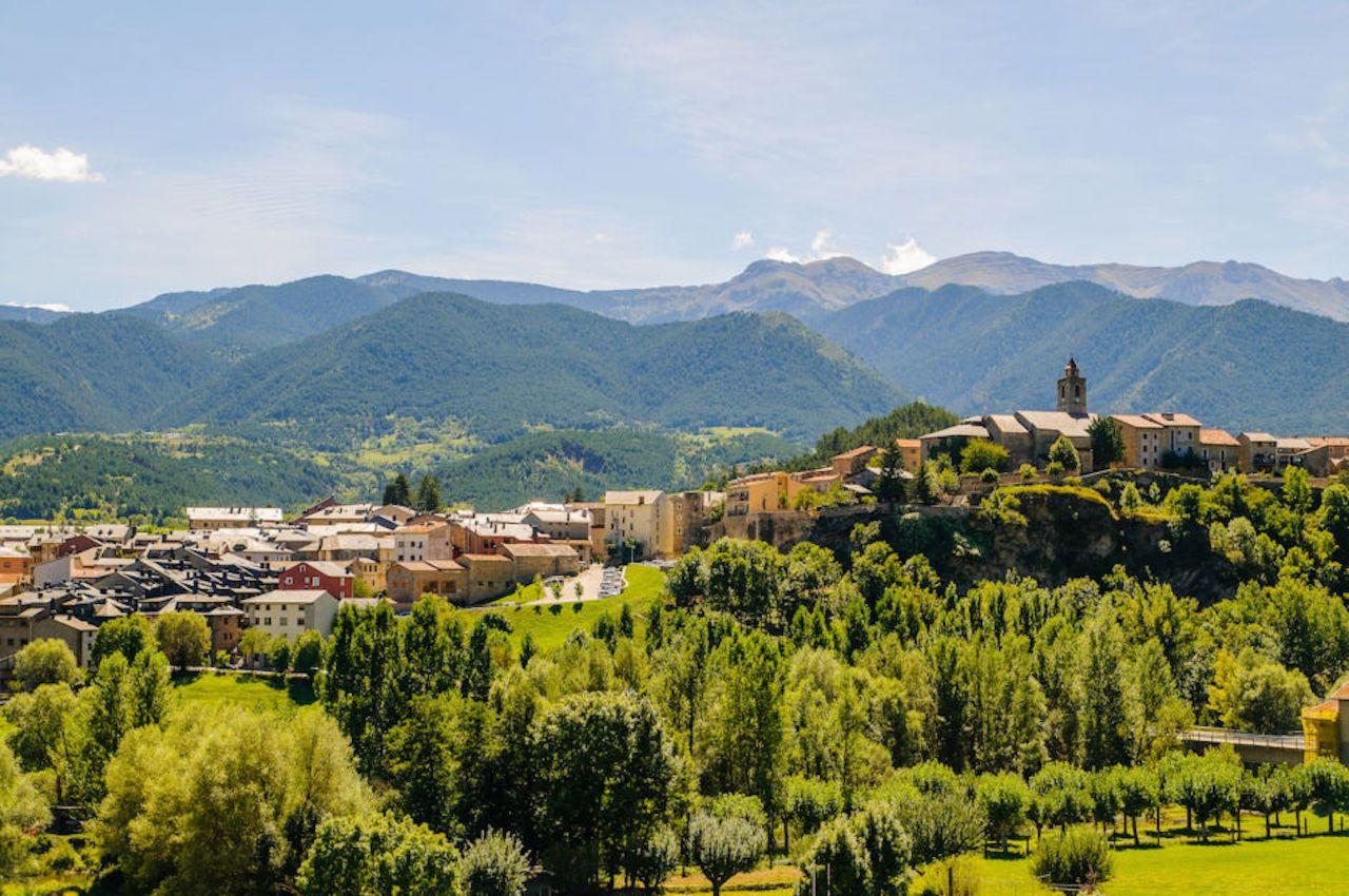La Cerdanya, una regione montuosa della Catalogna vicino a Barcellona
