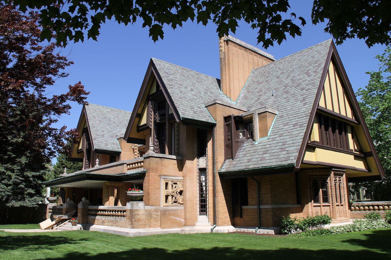 Casa progettata da Frank Lloyd Wright a Oak Park, Illinois