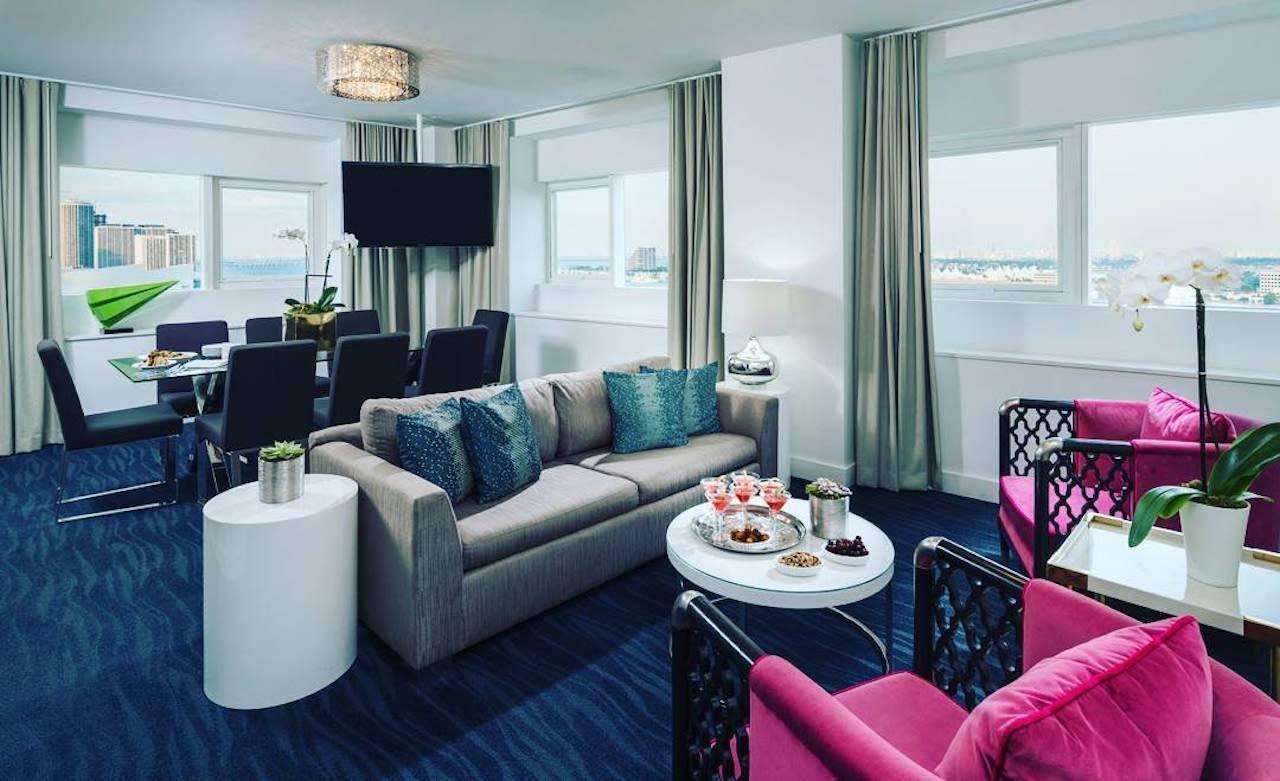 Camera dell'hotel YVE a Miami
