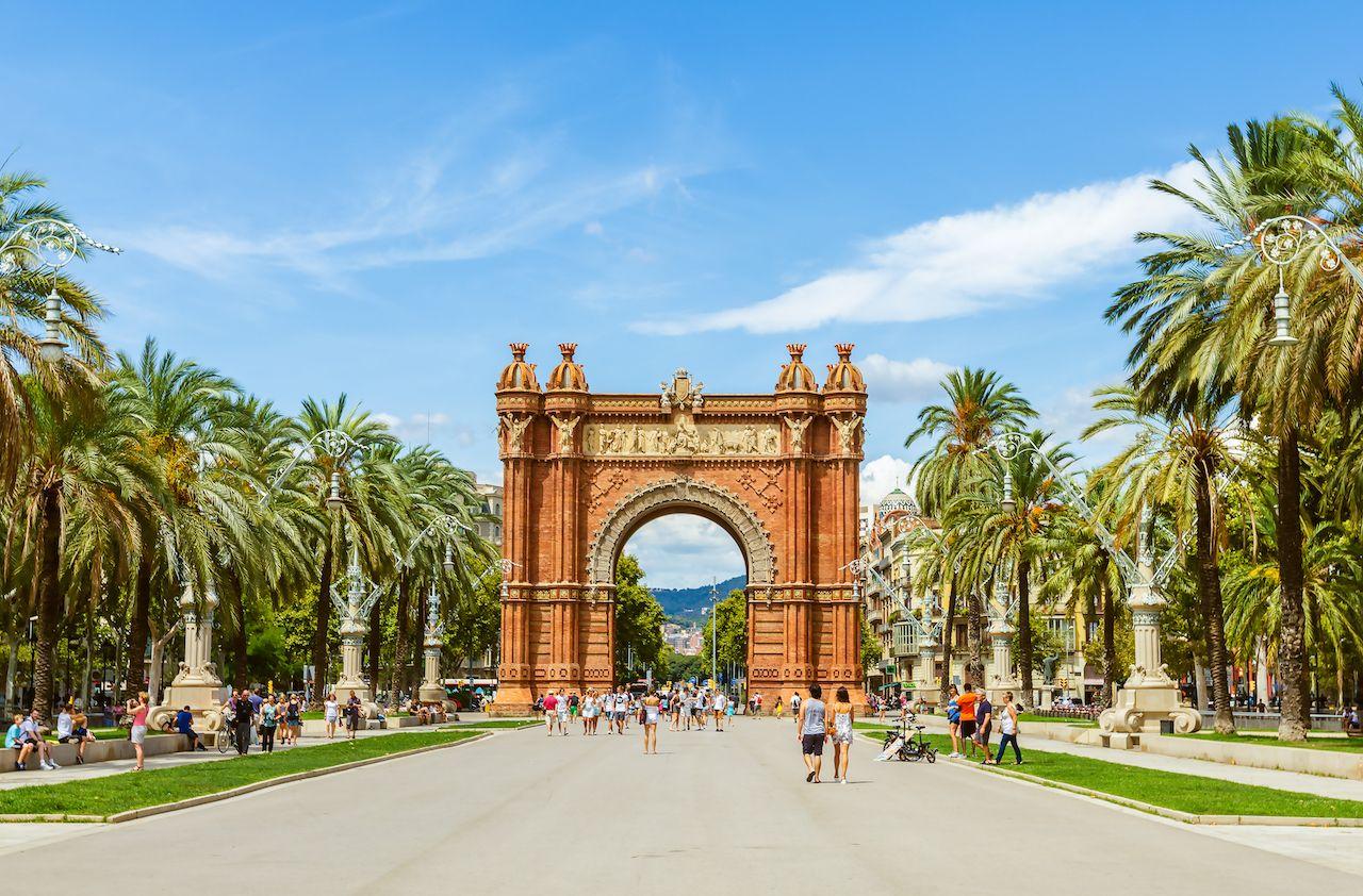 Arc de Triomf a Barcellona