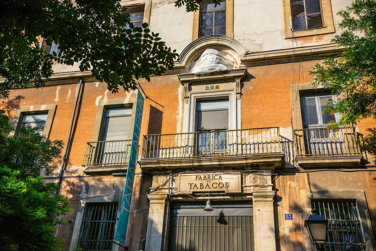 Alte Tabakfabrik in Madrid