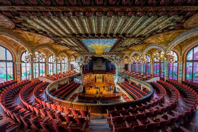 Palau musica catalana que visitar en barcelona
