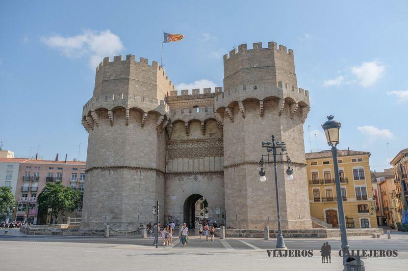 Torres de Serranos, uno de los lugares que ver en Valencia